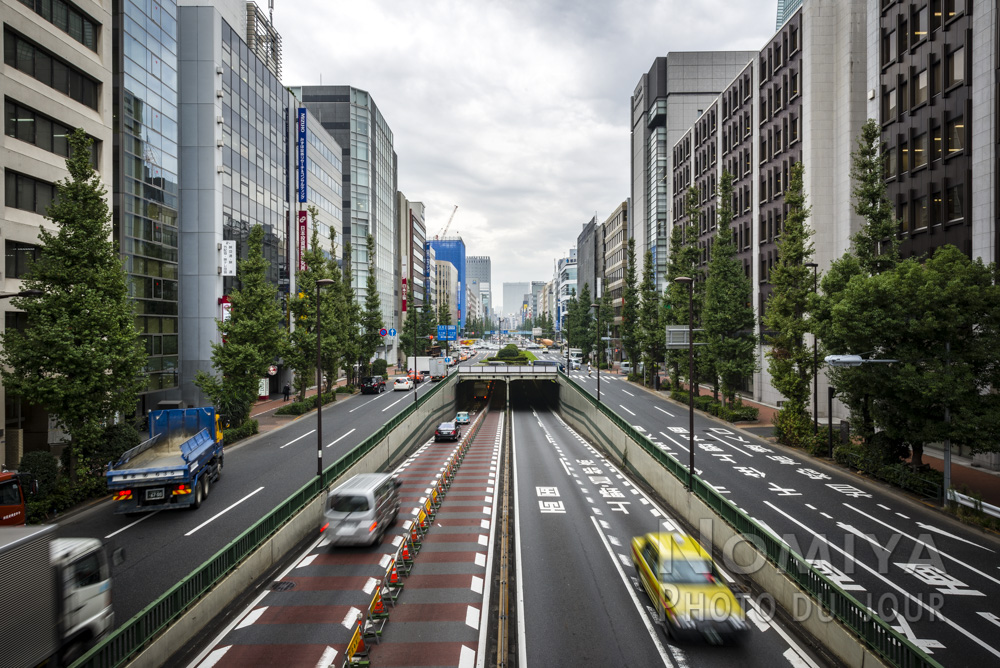 Autoroute urbaine dans le quartier de Nihonbashi